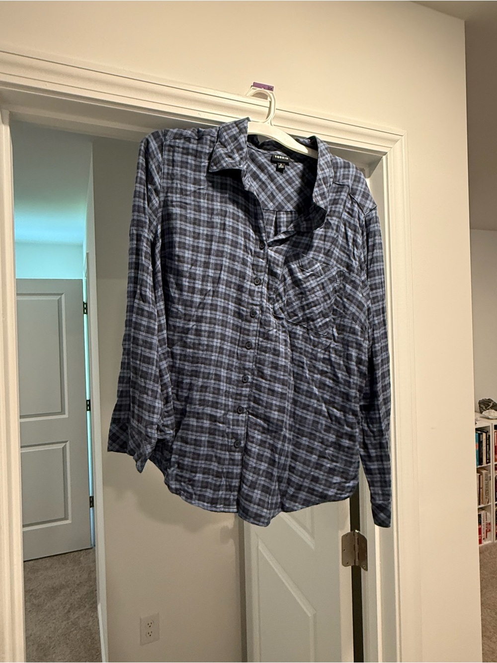 Torrid 2X Lizzie Plaid Button-Up Shirt